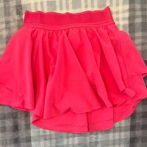 Lululemon Court Rival High Rise Skirt ❀ Size: 0 ❀ Color: Pink Lipstick